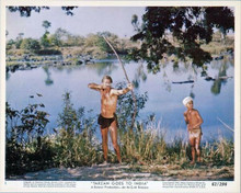 Tarzan Goes To India original 8x10 lobby card Jock Mahoney aims bow and arrow