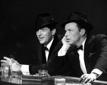 Frank Sinatra & Dean Martin sit at bar drinking & smoking cigarettes 8x10 photo