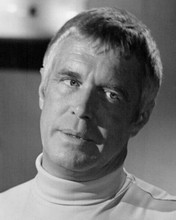 George Peppard wearing white turtle neck sweater as Banacek 1972 8x10 inch photo