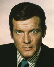 Roger Moore formal portrait as James Bond 1973 Live and Let Die 8x10 inch photo