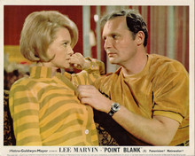 Point Blank John Vernon unbuttons Angie Dickinson's shirt 8x10 inch photo