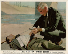 Point Blank 1967 Lee Marvin with dead Lloyd Bochner at L.A. River 8x10 photo