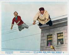 It's A Mad Mad Mad Mad World Buddy Hackett & Mickey Rooney electric wires 8x10