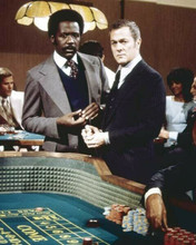 Tony Curtis holds dice by craps table McCoy 1975 TV series 8x10 inch photo