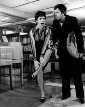 The Lilkely Lads 1976 Brigit Forsyth & Rodney Bewes in library 8x10 inch photo