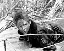 Christian Bale hides in river 1987 Empire of the Sun 8x10 inch photo