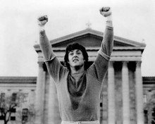 Rocky Sylvester Stallone champ outside Philadelphia Museum of Art 8x10 photo