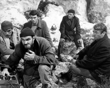 Guns of Navarone Baker on radio Peck Quinn Niven & Darren on mountain 8x10 photo