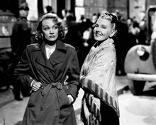 A Foreign Affair 1948 Marlene Dietrich in trench coat & Jean Arthur 8x10 photo