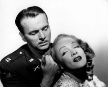 A Foreign Affair 1948 John Lund pulling Marlene Dietrich's hair 8x10 inch photo