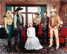 The Big Valley 8x10 inch photo Lee Majors Barbara Stanwyck Linda Evans