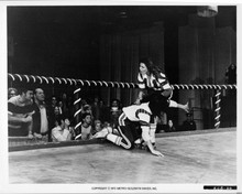 Kansas City Bomber 1972 original 8x10 photo Raquel Welch clashes on roller track