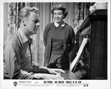 Miracle in the Rain 1956 original 8x10 photo Jane Wyman Van Johnson plays piano