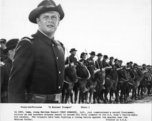 A Distant Trumpet original 8x10 photo Troy Donahue with 6th cavalry lining up