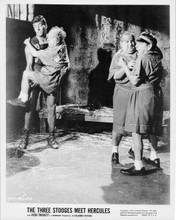 The Three Stooges Meet hercules 1961 original 8x10 photo Stooges Samson Burke