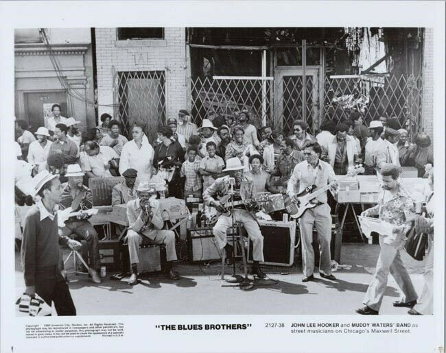 The Blues Brothers original 8x10 photo 1980 John Lee Hooker Muddy Waters  Band - Moviemarket