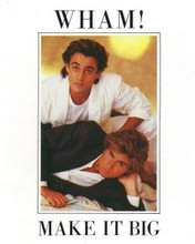 Wham! George Michael & Andrew Ridgeley 1984 portrait 8x10 inch photo Make it Big