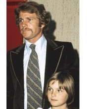 Ryan O' Neal & Tatum O'Neal 1970's candid together at event 8x10 inch photo