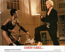 A View To A Kill Grace Jones & Christopher Walken fight scene 8x10 inch photo