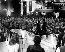 The Blues Brothers Dan Aykroyd John Belushi onstage rocking the crowd 8x10 photo