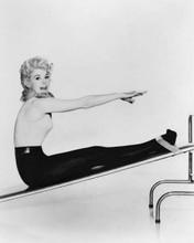 Donna Douglas Beverly Hillbillies star in leotard working out 1960's 8x10 photo