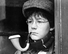 Young Sherlock Holmes 1985 Alan Cox smokes pipe as John Watson 8x10 inch photo