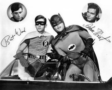 Batman And Robin Adam West Burt Ward    1960's 8x10 B/W Glossy Photo 
