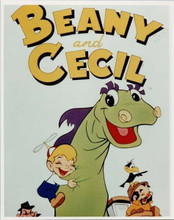 Beany and Cecil 1962 animated TV series 8x10 photo Beany Boy Cecil Huffenpuff