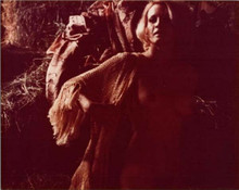 Angie Dickinson in hayloft puts on her robe 1974 Big Bad Mama 8x10 photo