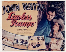 Lawless Range 1935 western John Wayne Sheila Bromley vintage poster art 8x10