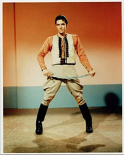 Elvis Presley holds sword full length pose Harem Holiday 8x10 inch photo