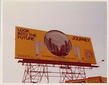 Journey Look Into The Future 1976 billboard Sunset & Larrabee Hollywood 8x10