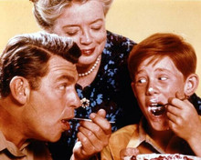 The Andy Griffith Show Opie Andy & Aunt Bee eat pie 8x10 inch photo