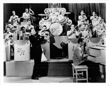 Woody Herman legendary jazz big band leader plays clarinet on stage 8x10 photo
