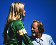 Bo Derek with husband and director John Derek on set 8x10 inch photo