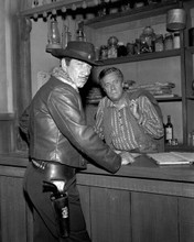 Have Gun Will Travel Richard Boone in leather jacket standing at bar 8x10 photo