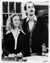 Fawlty Towers John Cleese Connie Booth at hotel reception desk 8x10 photo