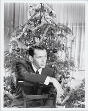 Frank Sinatra in melancholy mood Young at Heart by Christmas tree 8x10 photo