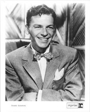 Frank Sinatra in a smiling pose for Reprise wearing bow tie 8x10 inch photo