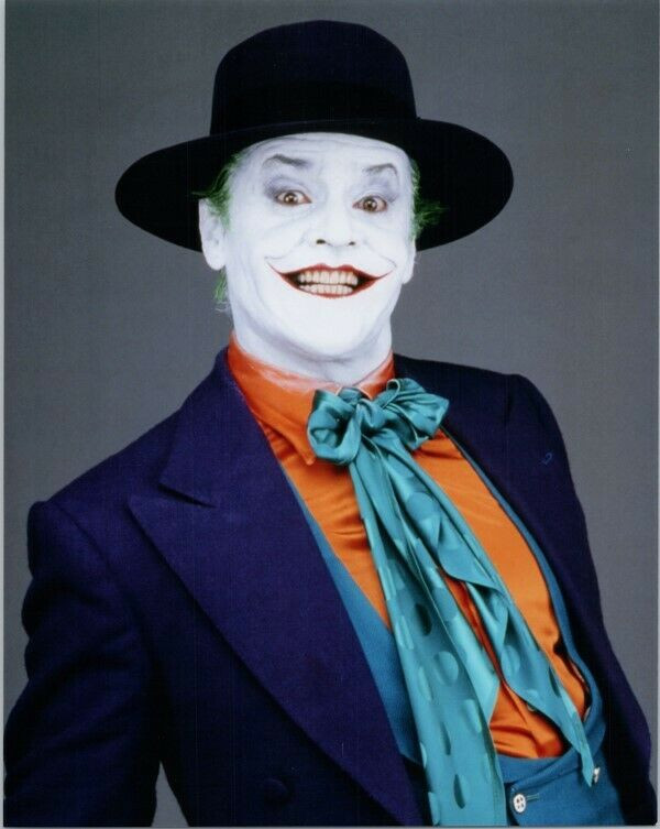 Jack Nicholas as The Joker grinning from Batman movie 8x10 photo ...