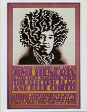 Jimi Hendrix Shrine Auditorium Feb 10 vintage poster artwork 8x10 photo 1970's