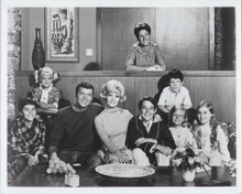 The Brady Bunch early season sit in living room 8x10 photo