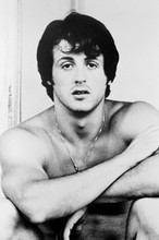 Sylvester Stallone beefcake bare chest pose 24x36 inch poster