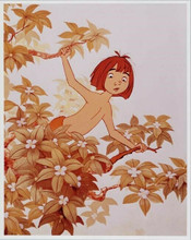 The Jungle Book vintage 8x10 photo Mowgli climbing in tree