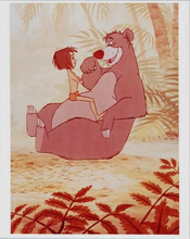 The Jungle Book vintage 8x10 photo Mowgli sits on Baloo's stomach