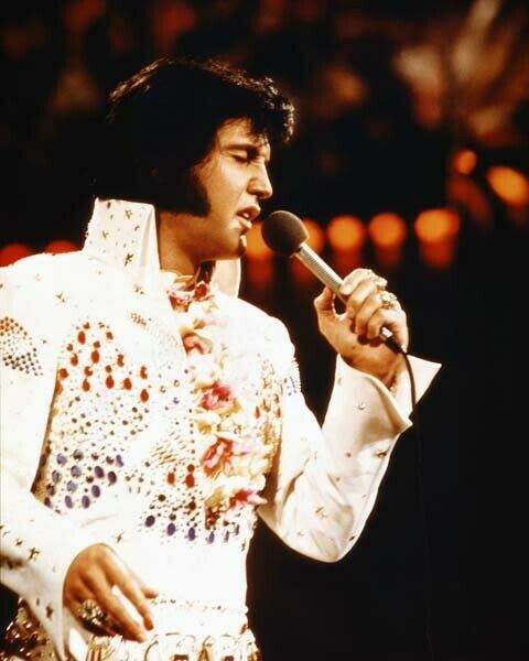 ELVIS PRESLEY Rubber Stamp Elvis Singing Wearing Jumpsuit THE KING New 