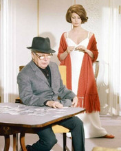 Charles Chaplin directing Countess From Hong Kong on set Sophia Loren 8x10 photo
