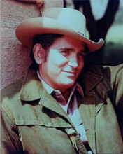 Michael Landon Little Joe wears green western jacket 1960's Bonanza 8x10 photo