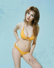 Madeline Smith Bond Girl & busty 1970's Hammer star in bikini pin-up 8x10 photo