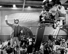 The Blues Brothers John Landis on set directing 8x10 inch photo
